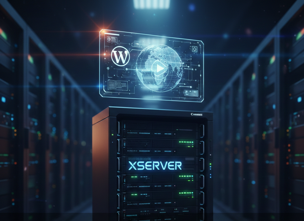 XSERVERが世界中のネットワークを繋いでいるイメージ